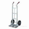 Aluminum Hand Trolley with Oxidation Coating, Aluminum Frame and Cast Aluminum Plate